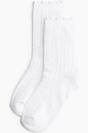 H&M Pointelle-neulesukat