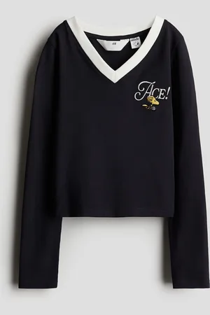 H&M Kirjailtu pusero