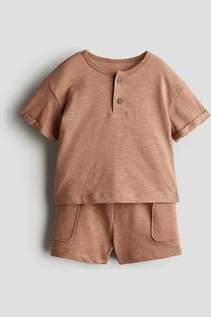H&M Kaksiosainen puuvillatrikoinen setti
