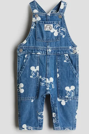H&M Painokuvioinen farkkulappuhaalari