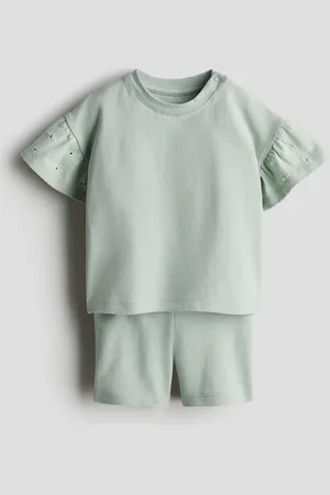H&M Kaksiosainen puuvillatrikoinen setti