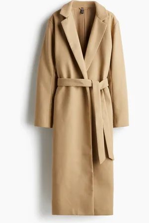 H&M Harjattupintainen solmuvöinen takki