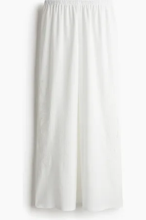 H&M Väljät broderie anglaise -housut