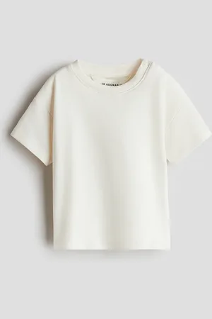 H&M Väljämallinen pimapuuvillainen T-paita