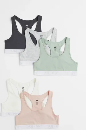 H&M 5 kpl puuvillaisia toppeja