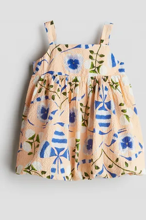 H&M Kukkapainokuvioinen seersucker-mekko