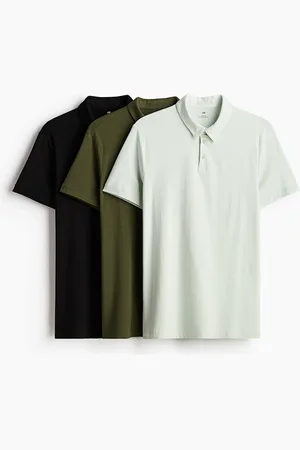 H&M 3 kpl pikeepaitoja Slim Fit