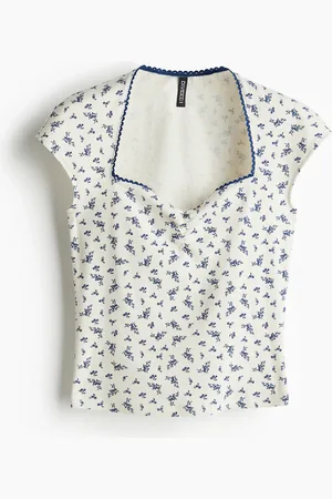 H&M Ribattu sydänpääntiepusero
