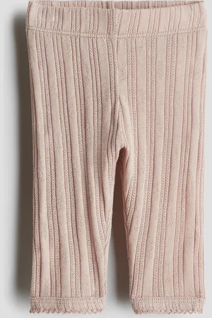 H&M Pointelle-puuvillatrikoiset leggingsit