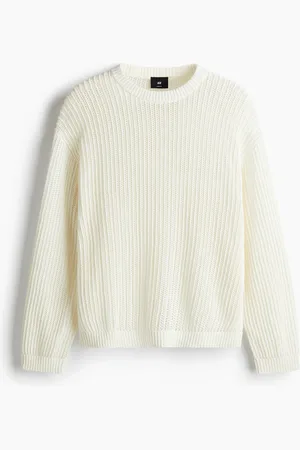 H&M Reikäneulepusero Loose Fit