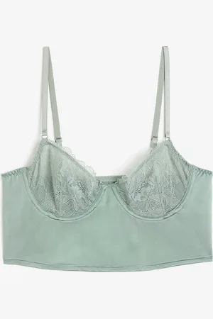 H&M Pehmustamattomat pitsiset bralette-liivit