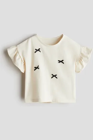 H&M Applikoitu puuvillainen pusero