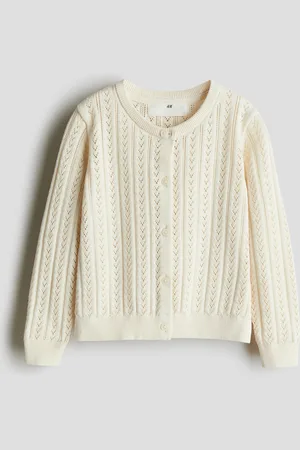 H&M Puuvillainen pointelle-neuletakki