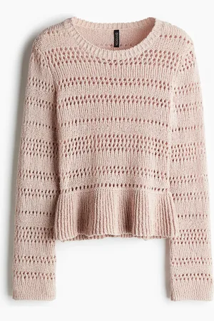H&M Liepeellinen pointelle-neulepusero