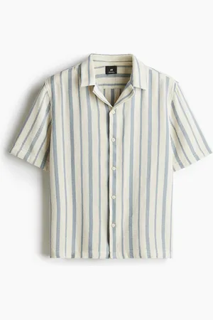H&M Kuviopintainen laakakauluspaita Regular Fit