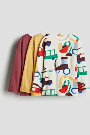 H&M 3 kpl puuvillapuseroita