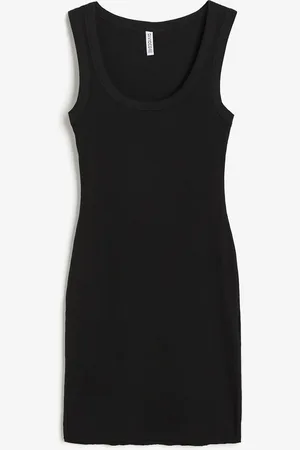 H&M Ribattu bodycon-mekko