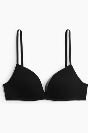 H&M Kaarituettomat puuvillaiset push up -rintaliivit