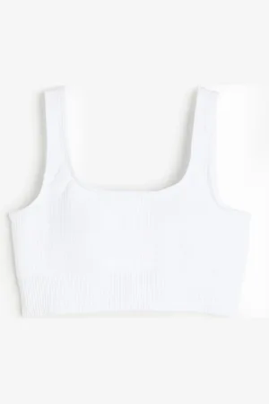 H&M Ribbed Seamless Bra