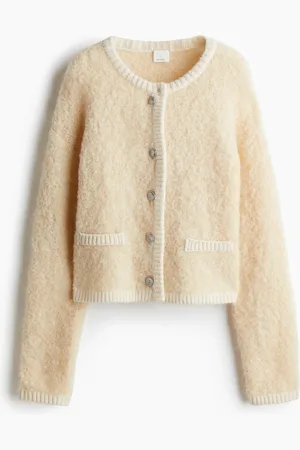 H&M Villasekoitteinen bukleeneuletakki