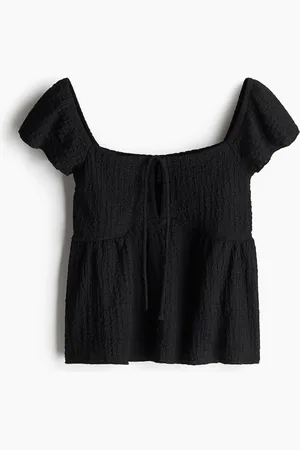H&M Rypytetty röyhelöhihainen pusero