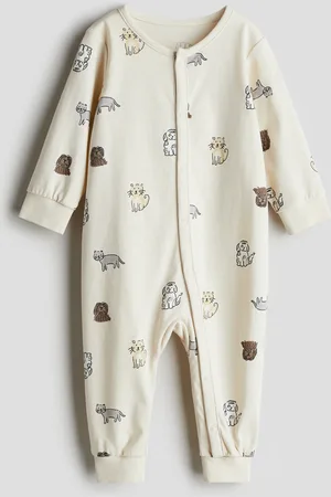 H&M Kuviollinen unipuku - Beige