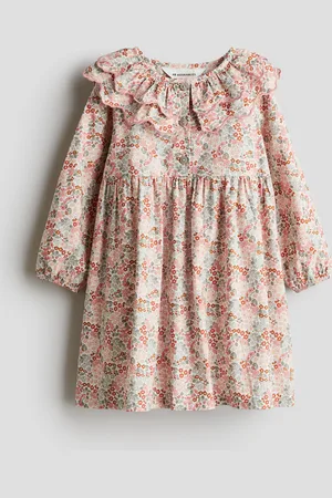 H&M Kauluksellinen popliinimekko