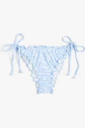 H&M Brazilian tie tanga bikini bottoms