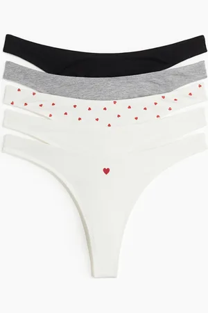 H&M 5 kpl puuvillaisia string-alushousuja