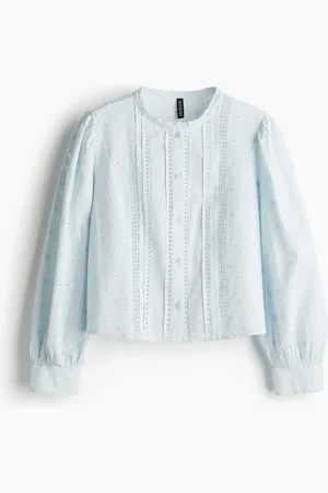 H&M Broderie anglaise -pusero