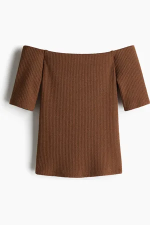 H&M Off shoulder -ribbineulepusero