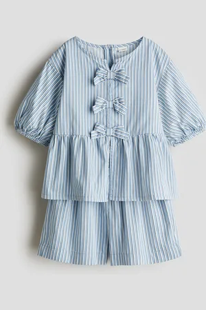 H&M Kaksiosainen puuvillapopliinisetti