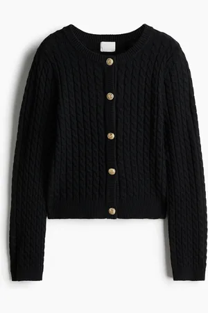 H&M Palmikkoneuletakki