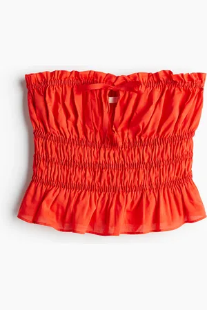 H&M Smokkirypytetty bandeau-toppi