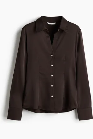 H&M Vartalonmyötäinen satiinipaita