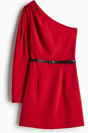 H&M Vyöllinen one shoulder -mekko