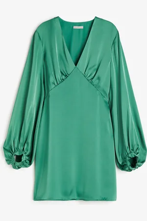 H&M Pallohihainen satiinimekko