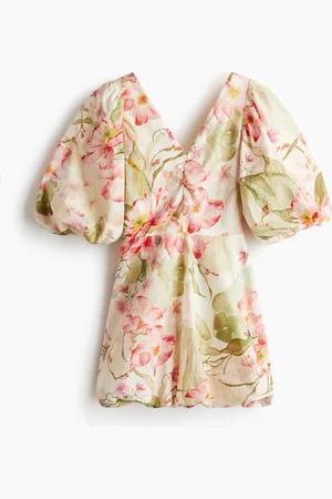 H&M Takaa solmittava puhvimekko