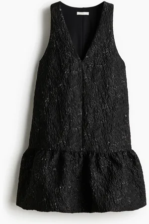 H&M Jakardikankainen kuplahelmainen mekko