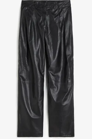 H&M Huolitellut nahkahousut