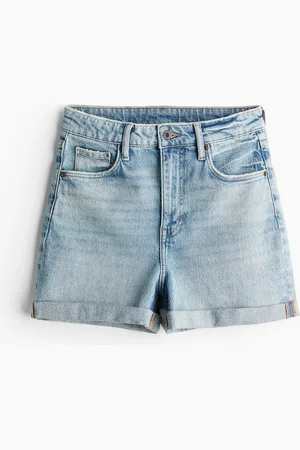 H&M Farkkushortsit Mom Ultra High