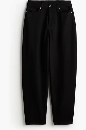 H&M Curvy Fit Barrel High Jeans