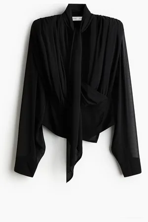 H&M Poimutettu sifonkipusero