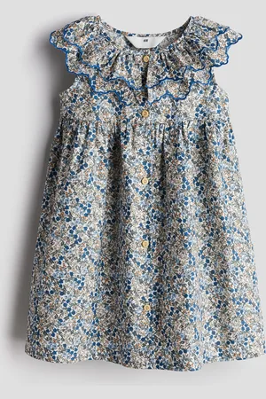 H&M Puuvillamusliininen mekko