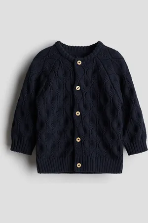 H&M Puuvillainen kuvioneuletakki