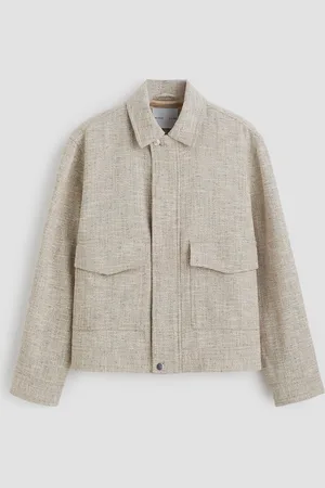 H&M Lyhyt kuviopintainen kangastakki