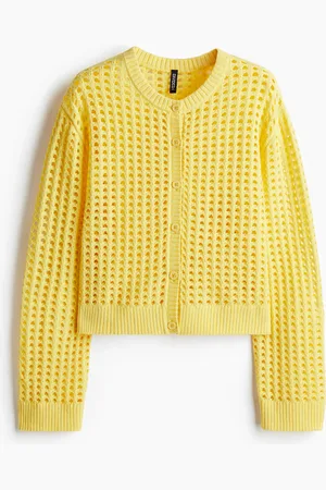 H&M Reikäneuletakki