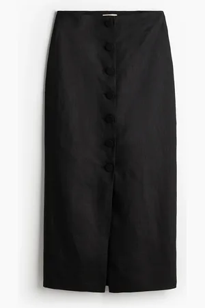 H&M Napitettava pellavahame