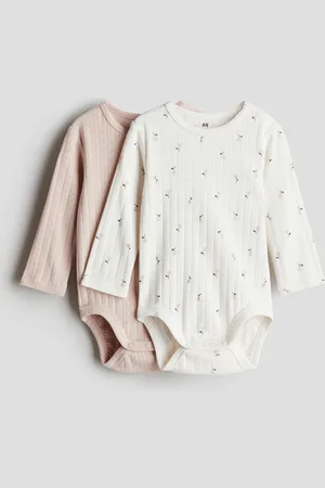 H&M 2 kpl pitkähihaisia bodyja