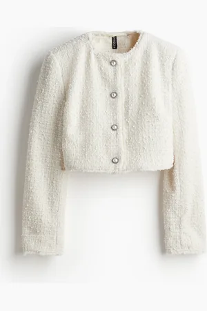 H&M Lyhyt bukleekankainen takki